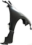 2008 Honda Civic - 2-Piece Kit Front Primed Bumper Cover, Sedan, CAPA Certified Includes (1) Bumper Cover and (1) Fender