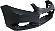 2-Piece Kit, Front Primed Bumper Cover, 2012-2015 Sedan / 2012-2013 Coupe, Includes (1) Bumper Cover and (1) Fender