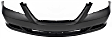2007 Honda Odyssey - 2-Piece Kit Primed Bumper Cover, Includes (1) Bumper Cover and (1) Fender