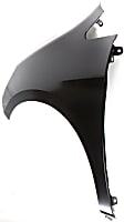2007 Honda Odyssey - 2-Piece Kit Primed Bumper Cover, Includes (1) Bumper Cover and (1) Fender