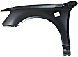 2-Piece Kit, Front Primed Bumper Cover, Includes (1) Bumper Cover and (1) Fender