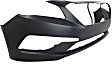 2016 Hyundai Sonata - 2-Piece Kit Front Primed Bumper Cover,  Includes (1) Bumper Cover and (1) Fender