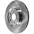 2018-2020 Audi Q5 - 2-Wheel Set Rear Brake Disc and Pad Kit, Plain Surface 5 Lugs 329.95 mm Organic Pro-Line Series, Includes (1) Brake Pad Set and (2) Brake Disc