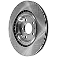 2018-2020 Audi Q5 - 2-Wheel Set Rear Brake Disc and Pad Kit, Plain Surface 5 Lugs 329.95 mm Organic Pro-Line Series, Includes (1) Brake Pad Set and (2) Brake Disc