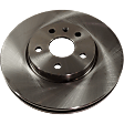 2017 GMC Terrain Denali - 2-Wheel Set Front Brake Disc and Pad Kit, Plain Surface, 5 Lugs, 321.06 mm, Ceramic, 2.4L 4Cyl, Pro-Line Series  Includes (2) Disc and (1) Pad Set
