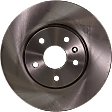 2017 GMC Terrain Denali - 2-Wheel Set Front Brake Disc and Pad Kit, Plain Surface, 5 Lugs, 321.06 mm, Ceramic, 2.4L 4Cyl, Pro-Line Series  Includes (2) Disc and (1) Pad Set