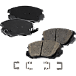 2017 GMC Terrain Denali - 2-Wheel Set Front Brake Disc and Pad Kit, Plain Surface, 5 Lugs, 321.06 mm, Ceramic, 2.4L 4Cyl, Pro-Line Series  Includes (2) Disc and (1) Pad Set