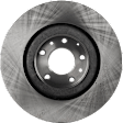 2008 Mazda RX-8 Touring - 4-Piece Kit Front Brake Disc and Pad Kit, Plain Surface, 5 Lugs, 323.09 mm, Ceramic, Sport Suspension, 1.3L 2Cyl, Pro-Line Series  Includes (2) Brake Disc and (1) Brake Pad Set
