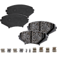 2008 Mazda RX-8 Touring - 4-Piece Kit Front Brake Disc and Pad Kit, Plain Surface, 5 Lugs, 323.09 mm, Ceramic, Sport Suspension, 1.3L 2Cyl, Pro-Line Series  Includes (2) Brake Disc and (1) Brake Pad Set