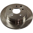 2013 Nissan Rogue - 2-Wheel Set Rear Brake Disc and Pad Kit, Plain Surface, 5 Lugs, 291.85 mm, Ceramic, engdesig: QR25DE, Naturally Aspirated, GAS, Nissan Engine, 2.5L 4Cyl, Pro-Line Series Includes (2) Disc and (1) Pad Set