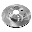 1996 Toyota Corolla - 4-Piece Kit Front Brake Disc and Pad Kit, Plain Surface, 4 Lugs, 255.02 mm, Ceramic, 1.6L 4Cyl, Pro-Line Series  Includes (2) Brake Disc and (1) Brake Pad Set