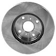 1996 Toyota Corolla - 4-Piece Kit Front Brake Disc and Pad Kit, Plain Surface, 4 Lugs, 255.02 mm, Ceramic, 1.6L 4Cyl, Pro-Line Series  Includes (2) Brake Disc and (1) Brake Pad Set