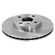 1996 Toyota Corolla - 4-Piece Kit Front Brake Disc and Pad Kit, Plain Surface, 4 Lugs, 255.02 mm, Ceramic, 1.6L 4Cyl, Pro-Line Series  Includes (2) Brake Disc and (1) Brake Pad Set
