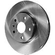2-Wheel Set Front Brake Disc and Pad Kit, Plain Surface 5 Lugs 321.06 mm, Includes (2) Brake Disc and (1) Brake Pad Set