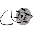 2-Piece Kit Front, Driver or Passenger Side Wheel Hub, 6 Lugs, With Bearing, With Sensor, Includes (1) Wheel Hub and (1) 4WD Actuator