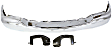2-Piece Kit, Front Bumper, Chrome, Includes (1) Bumper and (1) Bumper Trim