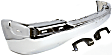 2-Piece Kit, Front Bumper, Chrome, Includes (1) Bumper and (1) Bumper Trim