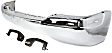 2-Piece Kit, Front Bumper, Chrome, Includes (1) Bumper and (1) Bumper Trim