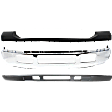 2006 Ford F-250 Super Duty - 3-Piece Kit Front Bumper, For Models Without Fender Flare Holes, Chrome,  Includes (1) Bumper, (1) Bumper Cover, and (1) Valance