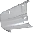 2-Piece Kit Rear, Driver Side Bumper End, Chrome, Steel, Includes (1) Bumper End and (1) Bumper Step Pad