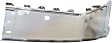 2-Piece Kit Rear, Driver Side Bumper End, Chrome, Steel, Includes (1) Bumper End and (1) Bumper Step Pad