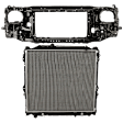 1997 Toyota 4Runner - 2-Piece Kit Radiator, Manual Transmission, 2.7L 4Cyl,  Includes (1) Radiator and (1) Radiator Support
