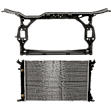 2-Piece Kit Radiator, 2.0L, 4Cyl, Includes (1) Radiator Support and (1) Radiator