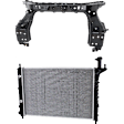 2-Piece Kit Radiator, 3.6L, 6Cyl, Includes (1) Radiator Support and (1) Radiator