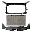 2010 Honda Accord - 3-Piece Kit Radiator, Automatic Transaxle, Replaces Toyo Type, 2.4L 4Cyl, Coupe,  Includes (1) Radiator, (1) Radiator Support, and (1) Radiator Support Cover