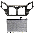 2007 Hyundai Accent - 2-Piece Kit Radiator, Automatic Transaxle, 1.6L 4Cyl,  Includes (1) Radiator and (1) Radiator Support