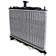 2007 Hyundai Accent - 2-Piece Kit Radiator, Automatic Transaxle, 1.6L 4Cyl,  Includes (1) Radiator and (1) Radiator Support