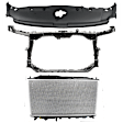 3-Piece Kit Radiator, 4-Door, Sedan, Japan Built Vehicle, 1.8L, includes (1) Radiator, (1) Radiator Support, and (1) Radiator Support Cover