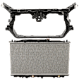 2-Piece Kit Radiator, 2.4L, 4Cyl, Includes (1) Radiator Support and (1) Radiator