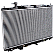 3-Piece Kit Radiator, 4 Cyl 2.4L, includes (1) Radiator, (1) Radiator Support, and (1) Radiator Support Cover