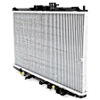 2000 Honda Accord - 2-Piece Kit Radiator, Replaces Denso-Type, Fits Automatic or Manual Transmission, 2.3L 4Cyl,  Includes (1) Radiator and (1) Radiator Support