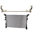 2-Piece Kit Radiator, 2.0L, 4Cyl, Includes (1) Radiator Support and (1) Radiator