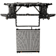 2004 Nissan Titan XE - 2-Piece Kit Radiator, For Models With Standard Duty Cooling, 5.6L 8Cyl,  Includes (1) Radiator and (1) Radiator Support