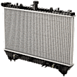 2-Piece Kit Radiator, 6.2L, 8Cyl, Coupe, Includes (1) Radiator Support and (1) Radiator