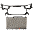 2000 Toyota Camry - 2-Piece Kit Radiator, USA Built Vehicle, 2.2L 4Cyl,  Includes (1) Radiator and (1) Radiator Support