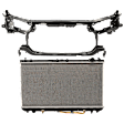 2-Piece Kit Radiator, 3.0L, 6Cyl, Includes (1) Radiator Support and (1) Radiator