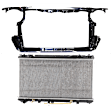 2-Piece Kit Radiator, Includes (1) Radiator Support and (1) Radiator