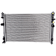 2-Piece Kit Radiator, 2.5L, 4Cyl, Includes (1) Radiator Support and (1) Radiator
