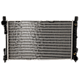 2-Piece Kit Radiator, 4 Cyl 1.8L, includes (1) Radiator and (1) Radiator Support