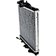 1997 Honda Civic - 2-Piece Kit Radiator, For Models With Heavy Duty Cooling, 1.6L 4Cyl, Sedan,  Includes (1) Radiator and (1) Radiator Support