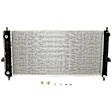 2-Piece Kit Radiator, Includes (1) Radiator Support and (1) Radiator