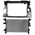 2-Piece Kit Radiator, 2.4L, 4Cyl, Includes (1) Radiator Support and (1) Radiator
