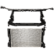 2-Piece Kit Radiator, 1.8L, 4Cyl, Includes (1) Radiator Support and (1) Radiator