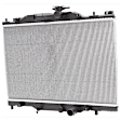 2-Piece Kit Radiator, 2.0L, 4Cyl Includes (1) Radiator and (1) Radiator Support