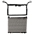2-Piece Kit Radiator, 1.5L, 4Cyl, Includes (1) Radiator Support and (1) Radiator