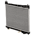 2-Piece Kit Radiator, 1.5L, 4Cyl, Includes (1) Radiator Support and (1) Radiator